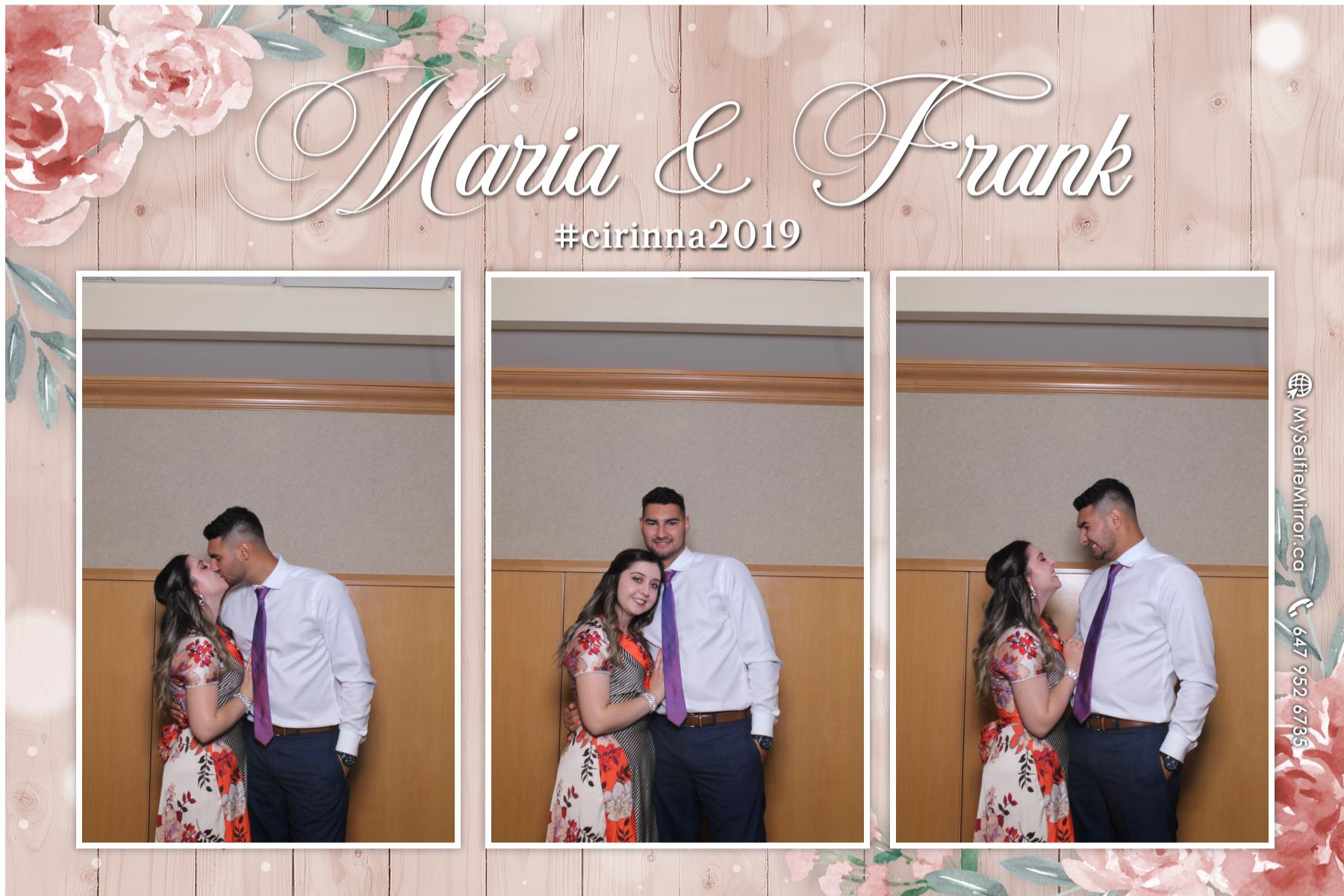 Wedding of Frank and Maria  | View more photos from the event at gallery.myselfiemirror.ca/u/romanmyselfiemirrorca/Wedding-of-Frank-and-Maria